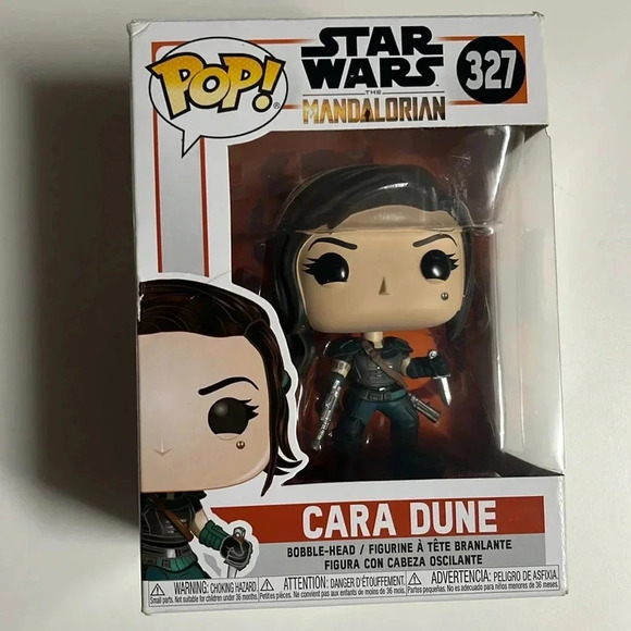 Cara Dune bobble head figurine Star Wars the mandalorian 327 funky pop Star Wars - Picture 2 of 7